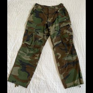 Vintage Cargo Military Pants